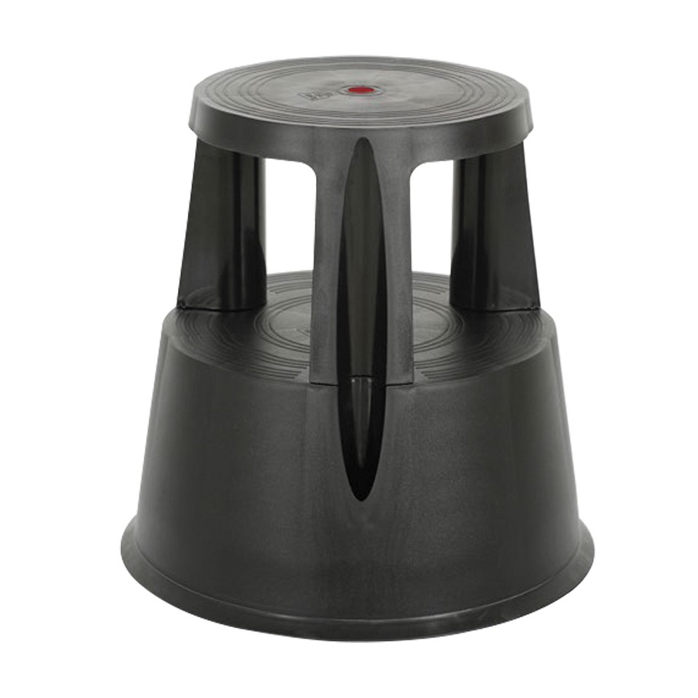 Sgabello con ruote a scomparsa 2 gradini